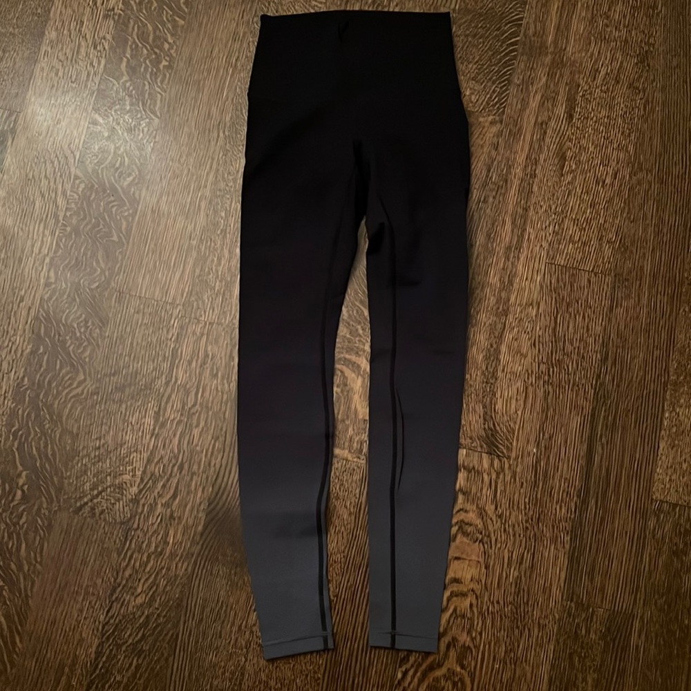 Lululemon Black grey ombré leggings size 6